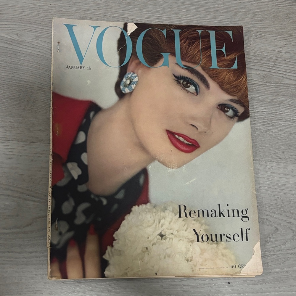 Vintage Vogue Magazine Cover Art